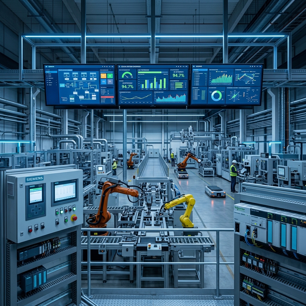 Industrial Automation Control Room